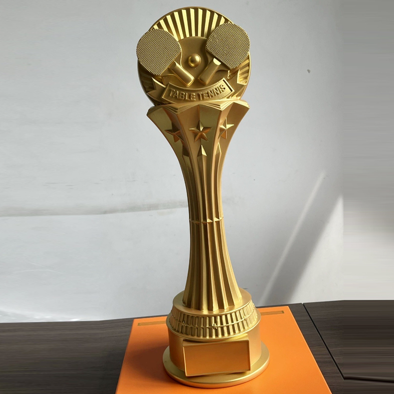 Table Tennis Usa Team - Customized 49CM Table Tennis Resin Trophy,