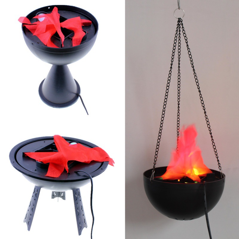 Head Racket Boom - 3D Fake Flame Lamp Simulation Brazier