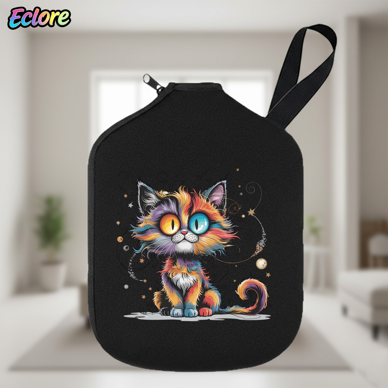 Table Tennis Racket - Galaxy Star Cat Pickleball Paddle Bag