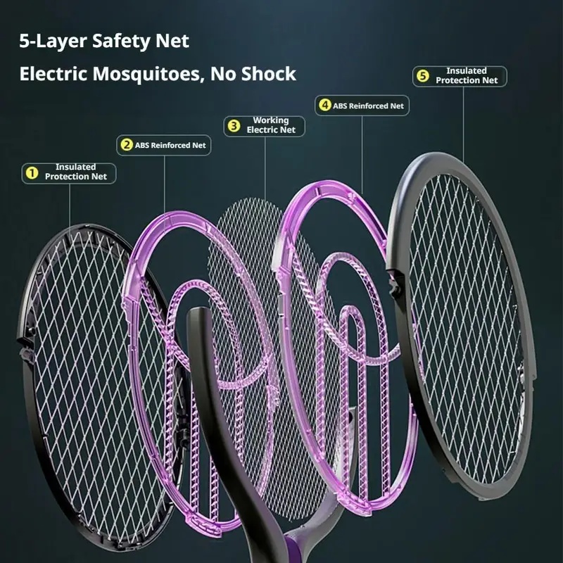 Rotating Head Bug Zapper Racke - огляд і ціна Head Racket Boom