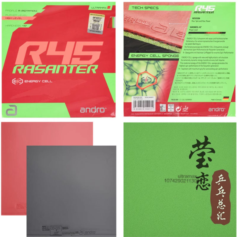 Andro Rasanter R45 47 50 C45 4 - огляд і ціна Table Tennis Bat