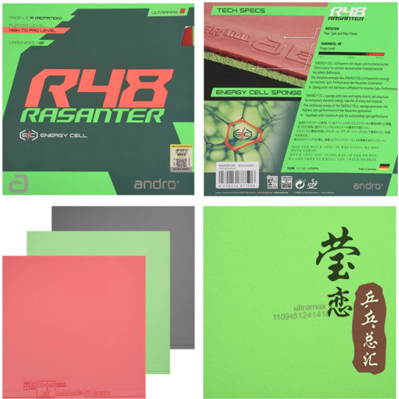 Andro Rasanter R45 47 50 C45 4 - огляд і ціна Table Tennis Bat