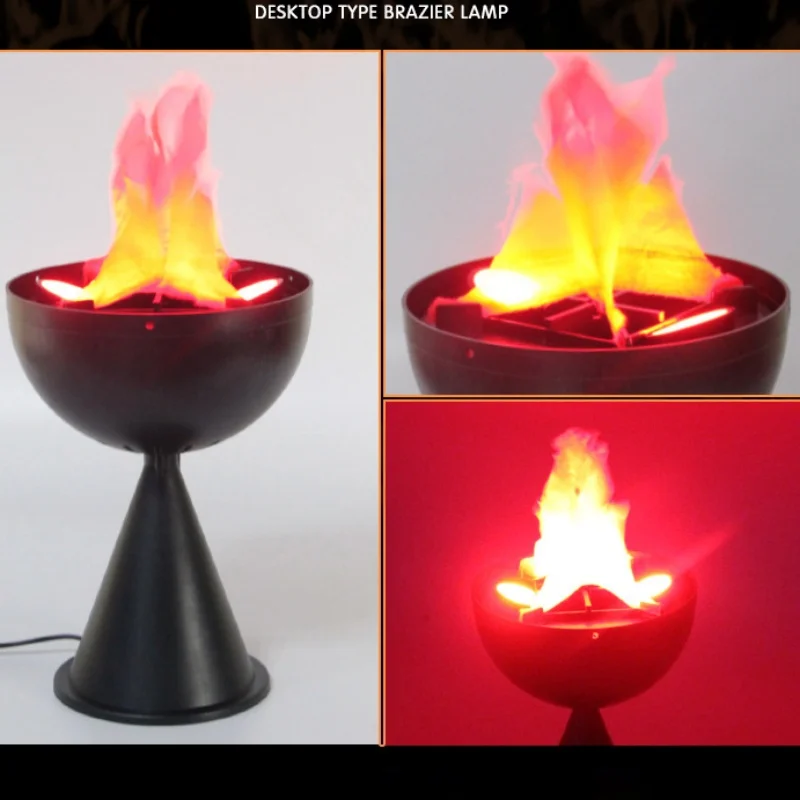 3D Fake Flame Lamp Simulation  - огляд і ціна Head Racket Boom
