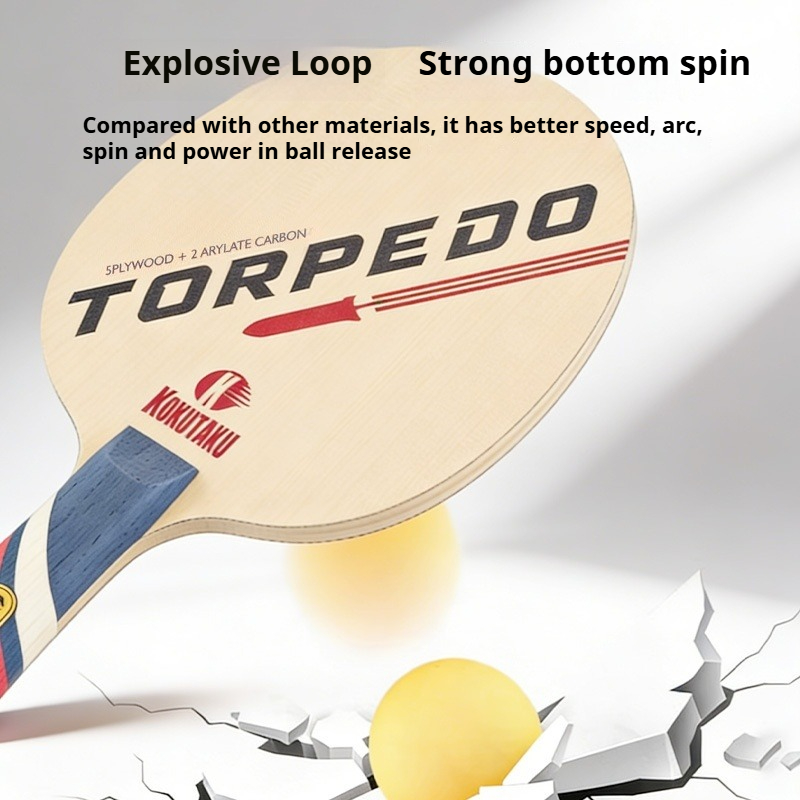 KOKUTAKU TORPEDO Table Tennis  - огляд і ціна Table Tennis Bat