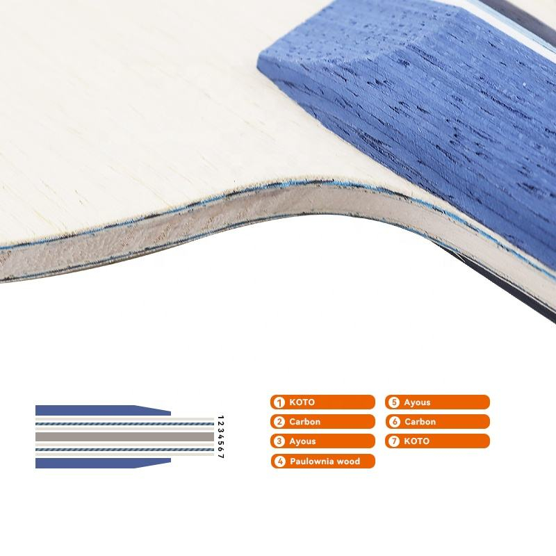 1PCS Blue Carbon Fiber Table T - огляд і ціна Table Tennis Racket